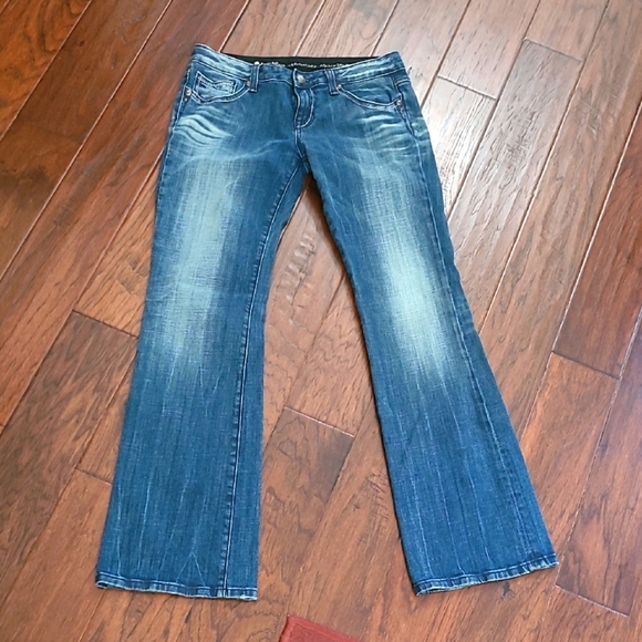 ReRock for Express Bootcut Jeans size 8R - Picture 1 of 11